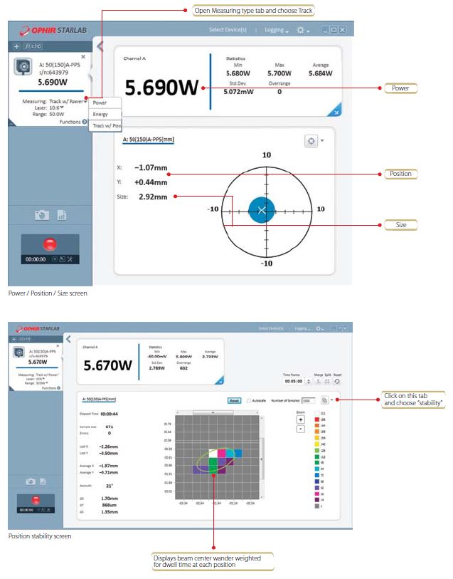 Ophir starlab software